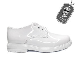 El calzado de presentación blanco cómoda, duradera y confiable de Ejército, Guardia Nacional y Seguridad SARGENTO GORILA SGV101B